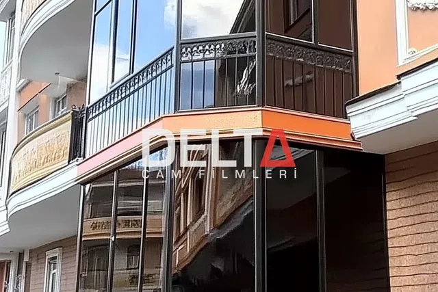 Balkon Cam Filmi Uygulamasısı - İstanbul konut alanı cam filmi örneği