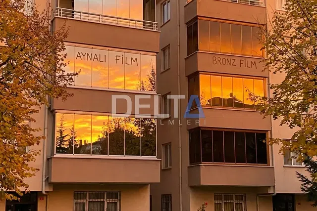 Balkon Camı Aynalı Cam Filmi Uygulamasısı - İstanbul konut alanı cam filmi örneği