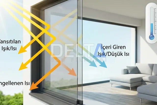 Restoran Cam Filmi Isı Kontrolü Uygulaması - İstanbul vitrin alanı cam filmi örneği