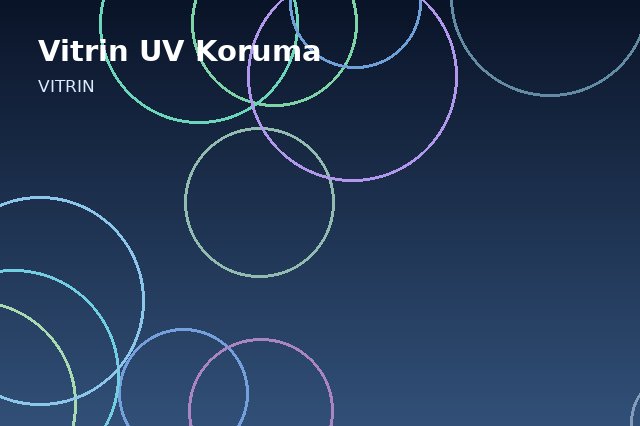 Vitrin UV Koruma uygulaması